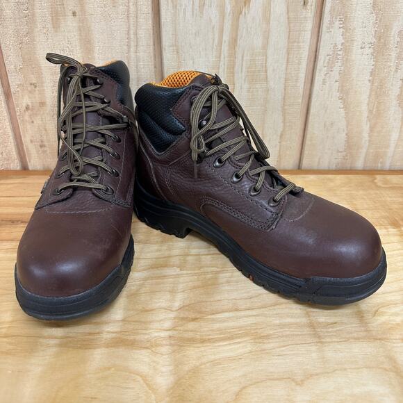 NEW TIMBERLAND PRO Men's TiTAN Alloy Toe 6" In Work Boots 26078 US 8M Waterproof - Picture 1 of 8